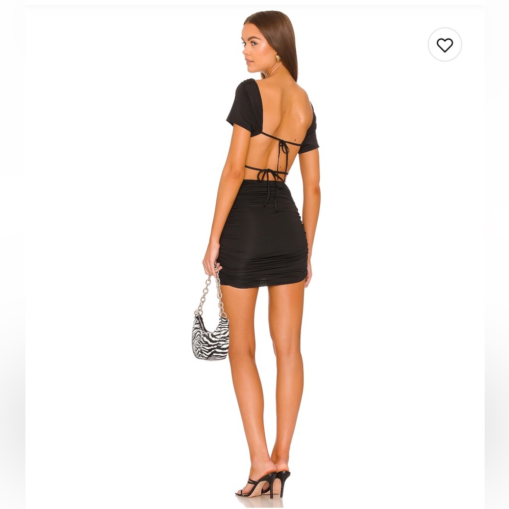 Superdown Kim Skirt Set in Black - Picture 3 of 5